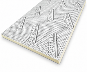 Panneau Efyos PIR – 1200×600×20 mm – parement aluminium – R 0,90