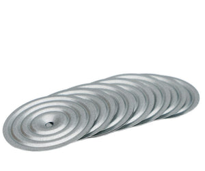 Plaques de répartition de pression galvanisées de 90 mm épaisseur 0,7 mm 100 pièces