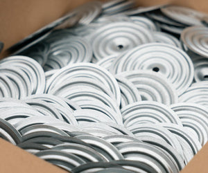 Plaques de répartition de pression galvanisées de 50 mm épaisseur 0,7 mm 100 pièces