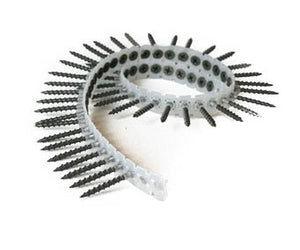 Vis à montage rapide en bandes, acier phosphaté, filetage fin 3,5 x 35 mm - 1000 pièces