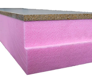 XPS plaque de soubassement 10 mm gris + XPS 50 mm 1250x200x 60 mm (valeur Rd 1,55 m²,K/W)