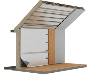 Miofol 150A (côté intérieur, pare-vapeur et réfléchissant) | 1,5 x 50 m