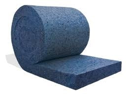 Métisse Rouleau d'isolation  | RRA 50 mm - 600 mm de largeur - Rd 1,25 m²,K/W = 9 m2/Rouleau