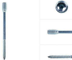 Vis d'écartement galvanisées  6 x 100 mm - Boîte de 50 pièces