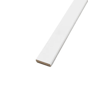 BYGGELIT - Champlat de Finition pour Plafond (Profil Plat) - Finition Blanc Mat - 8 mm sur 46 mm - Longueur 2,60 m