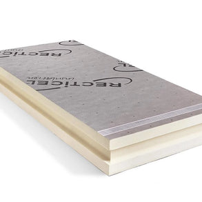 Recticel Powerroof® Max - Panneau isolant PIR 100 mm (Ecran de Sous-Toiture Intégré) - 2400x1200 mm - Paquet de 11