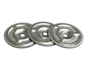 Plaques de répartition de pression galvanisées de 50 mm épaisseur 0,7 mm 100 pièces