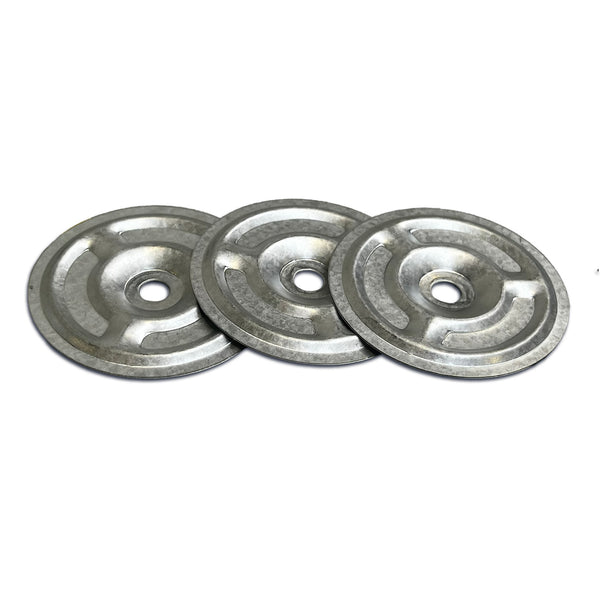 Plaques de répartition de pression galvanisées de 50 mm épaisseur 0,7 mm 100 pièces