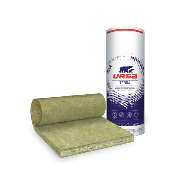URSA Hometec 035 - Rouleau Laine de Verre 120 mm - R=3,40 - Largeur 1200 mm - 6,60m²