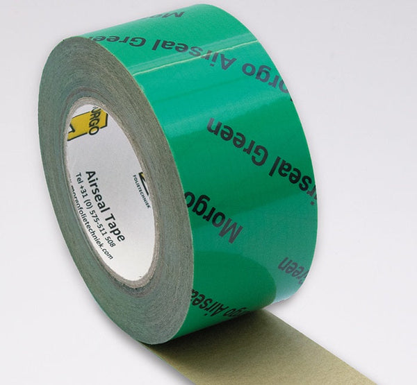 Morgo Airseal Green - Ruban Adhésif Vert d'Etanchéité à l'Air Intérieur - 60 mm x 25 m