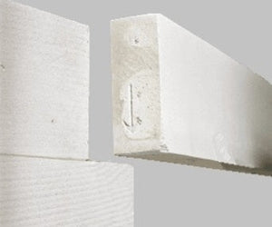 Bloc de béton cellulaire Ytong g4/600 600x400x100 mm
