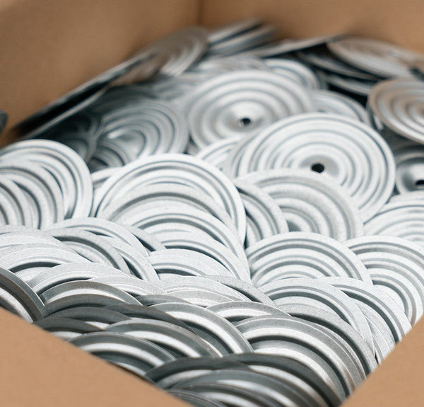 Plaques de répartition de pression galvanisées de 90 mm épaisseur 0,7 mm 100 pièces