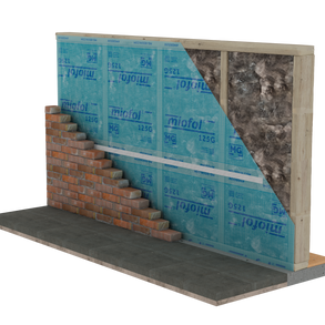 Miofol® 125 G - Écran Pare-pluie et Sous-Toiture Armé - 1,50 m x 50 m (75 m²)