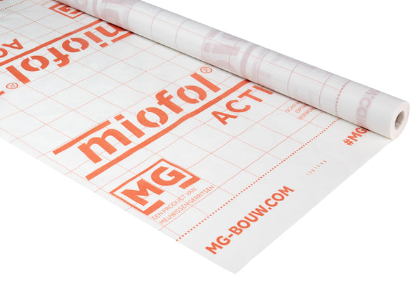 Set Miofol Active (Hygro-régulant / Membrane climatique) | 1,5x30 m + Ruban Vast-R Polytex 75 mm x 25 m