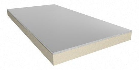 Complexe de doublage PIR + Plaque fibres-gypse Fermacell (80+10 mm) - R=3,64 - Bords Arrondis - 2600x600 mm - 1,56m²