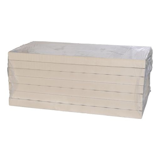 Recticel Eurothane Silver - Panneau isolant PIR 40 mm - R=1,80 - Parement aluminium - 1200x600 mm - 0,72 m²