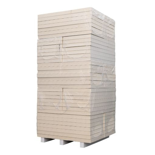 Lot de PIR 90 mm d'épaisseur - Rd 4,05 - Recticel Silver - Revêtement en aluminium - Bords droits - 600x1200 mm 5p/lot = 3,60 m²