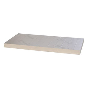 Recticel Eurothane Silver - Panneau isolant PIR 142 mm  - R=6,45 - Parement aluminium - 1200x600 mm - 0,72 m²