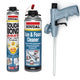 Kit Colle Polyuréthane Complet - Mousse Adhésive, Nettoyant et Pistolet Doseur