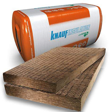 Knauf Rock4All - Panneau en laine de roche 90 mm d'épaisseur - 600x1200 mm - Rd 2,55 - 5p/lot